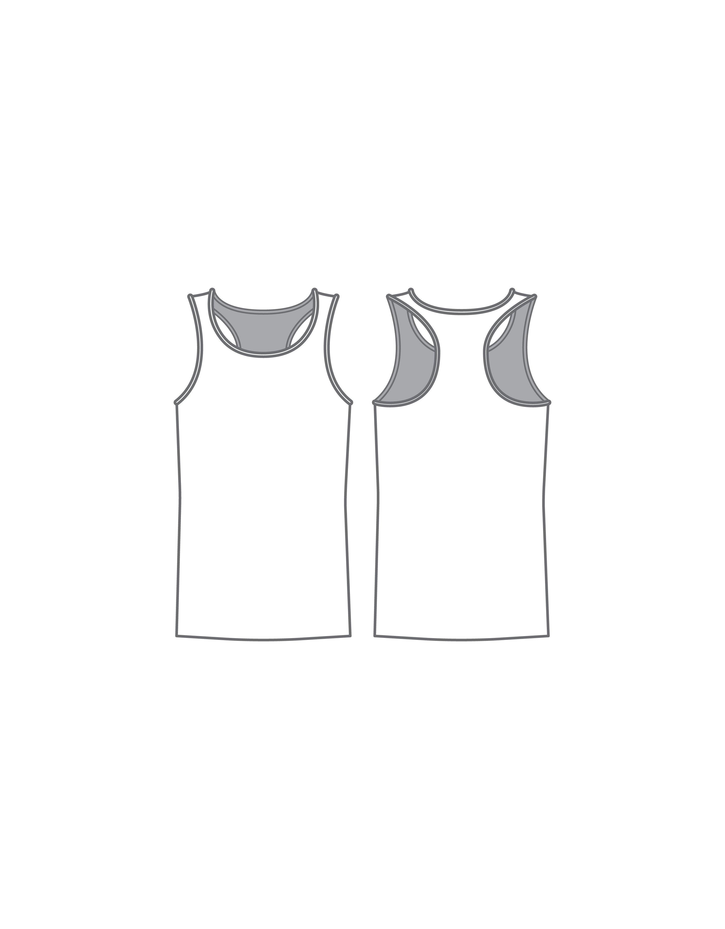 Splatter Racer Strap Tank - Hamilton Theatrical