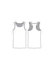 Crosshatch Racer Strap Tank - Hamilton Theatrical