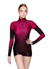 Dynasty LS Tneck Open Back Biketard - Hamilton Theatrical
