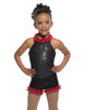 Tumblers Bow Back Biketard - Hamilton Theatrical