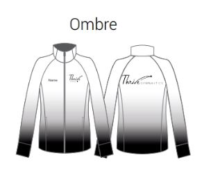 Thrive Gymnastics Ombre Yoga Jacket