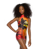 Tropical Halter Biketard - Hamilton Theatrical